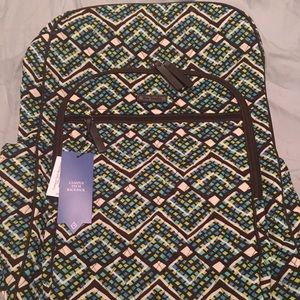 Vera Bradley Campus Tech Backpack: Rainforest NWT